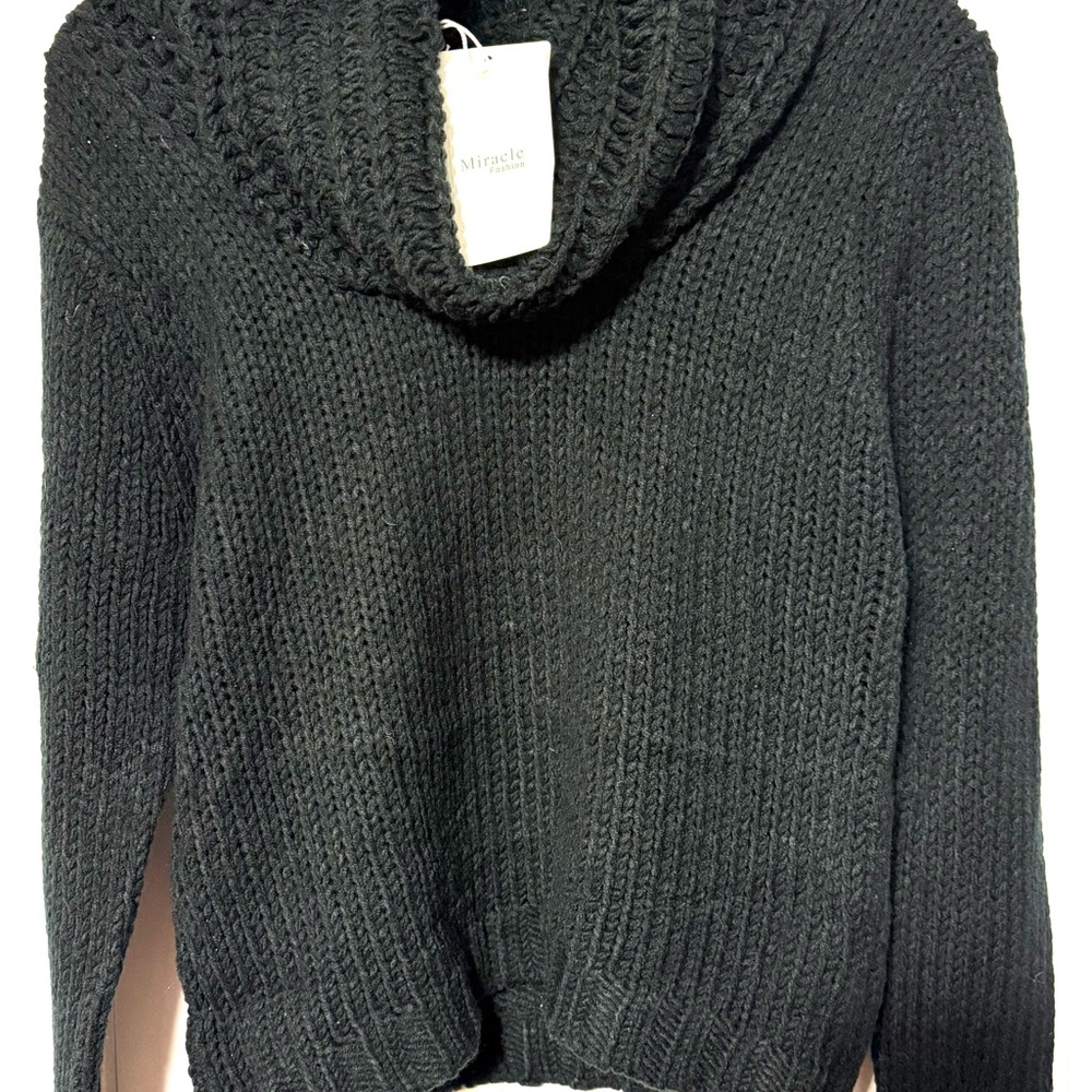 NWT Miracle Black Knit Sweater